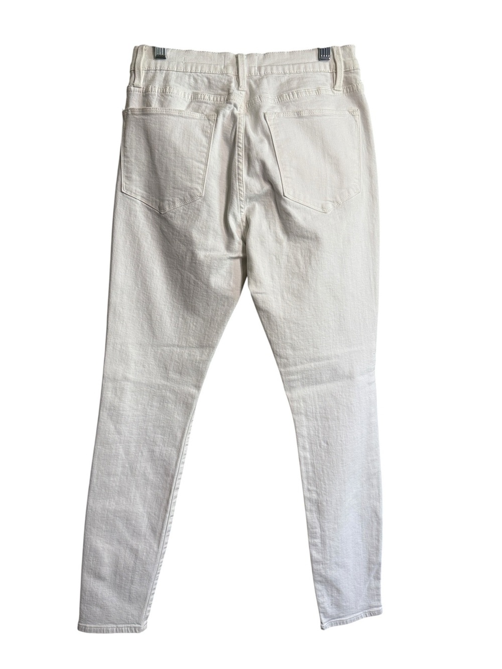FRAME Le High Skinny Denim Jeans in White - Picture 8 of 8